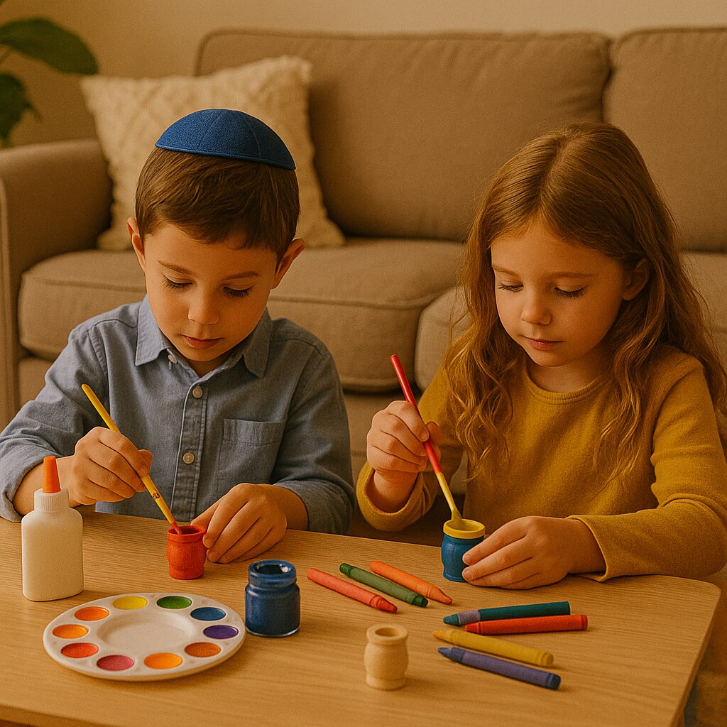 Wood Candle Cups 4 Pack | Unfinished Mini Wooden Holders for Crafts, Chanukah Projects & DIY Decor