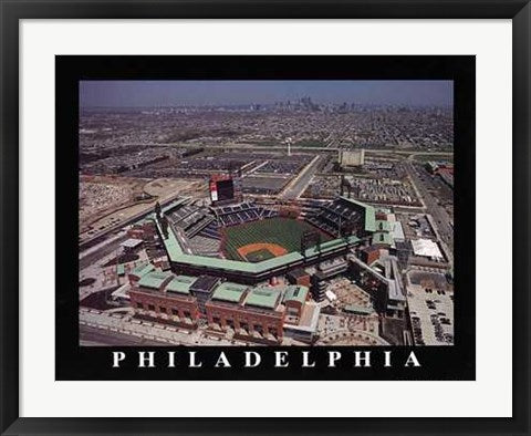 Framed Art Philadelphia, Pennsylvania - Citizens Bank Ballpark Phillies by Mike Smith 22 x 28