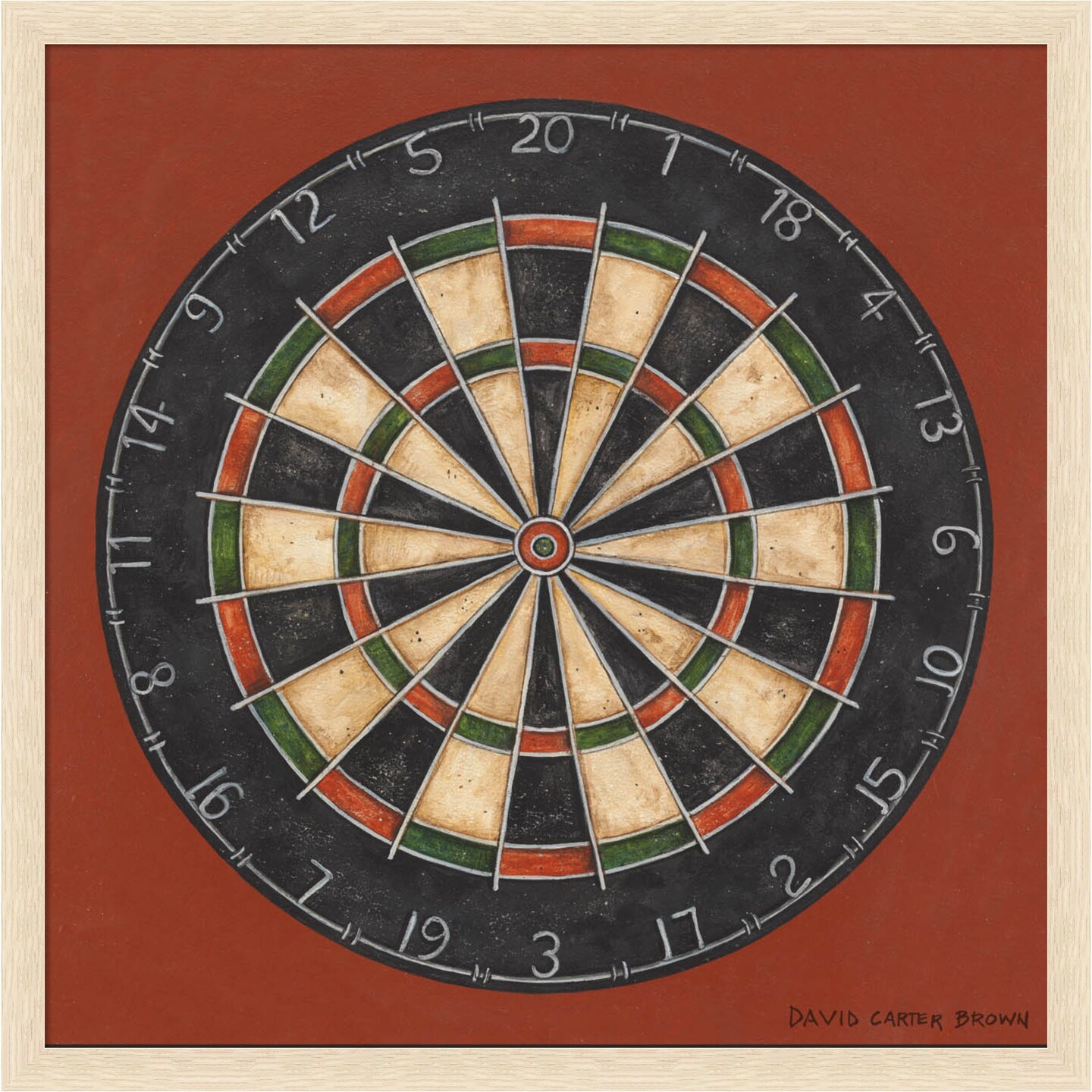 Amanti Art Framed Fabric Pinboard Darts v2 Printed Bulletin Board for Use as a Vision Board or Wall Organization