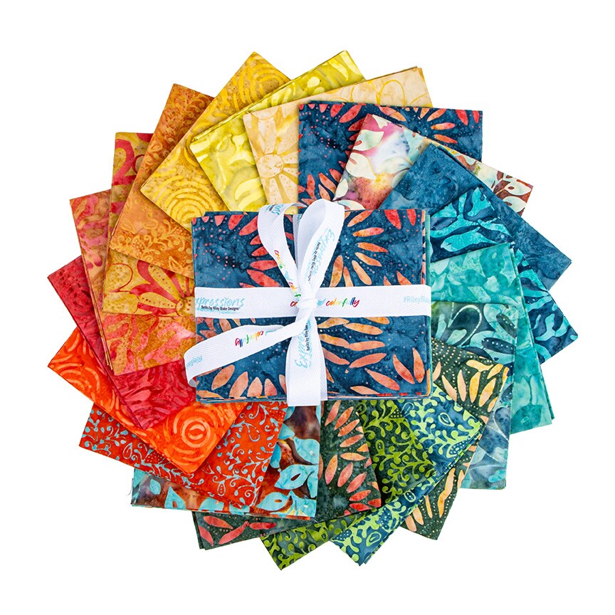 Expressions Batiks Fat Quarter Bundle in Carnival Glass by Riley Blake Designs for Riley Blake (FQ-23366-20)