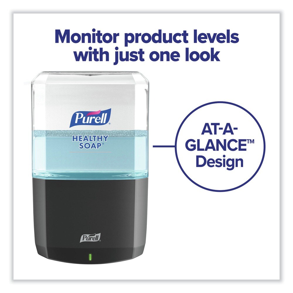PURELL ES8 5.25 in. x 8.8 in. x 12.13 in. 1,200 mL Soap Touch-Free Dispenser - Graphite (1/Carton)