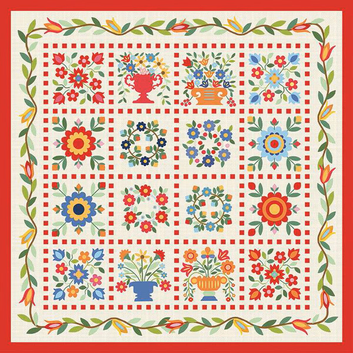 Riley Blake Designs Treasure Chest American Jane Quilt Pattern P205-­TREASURE