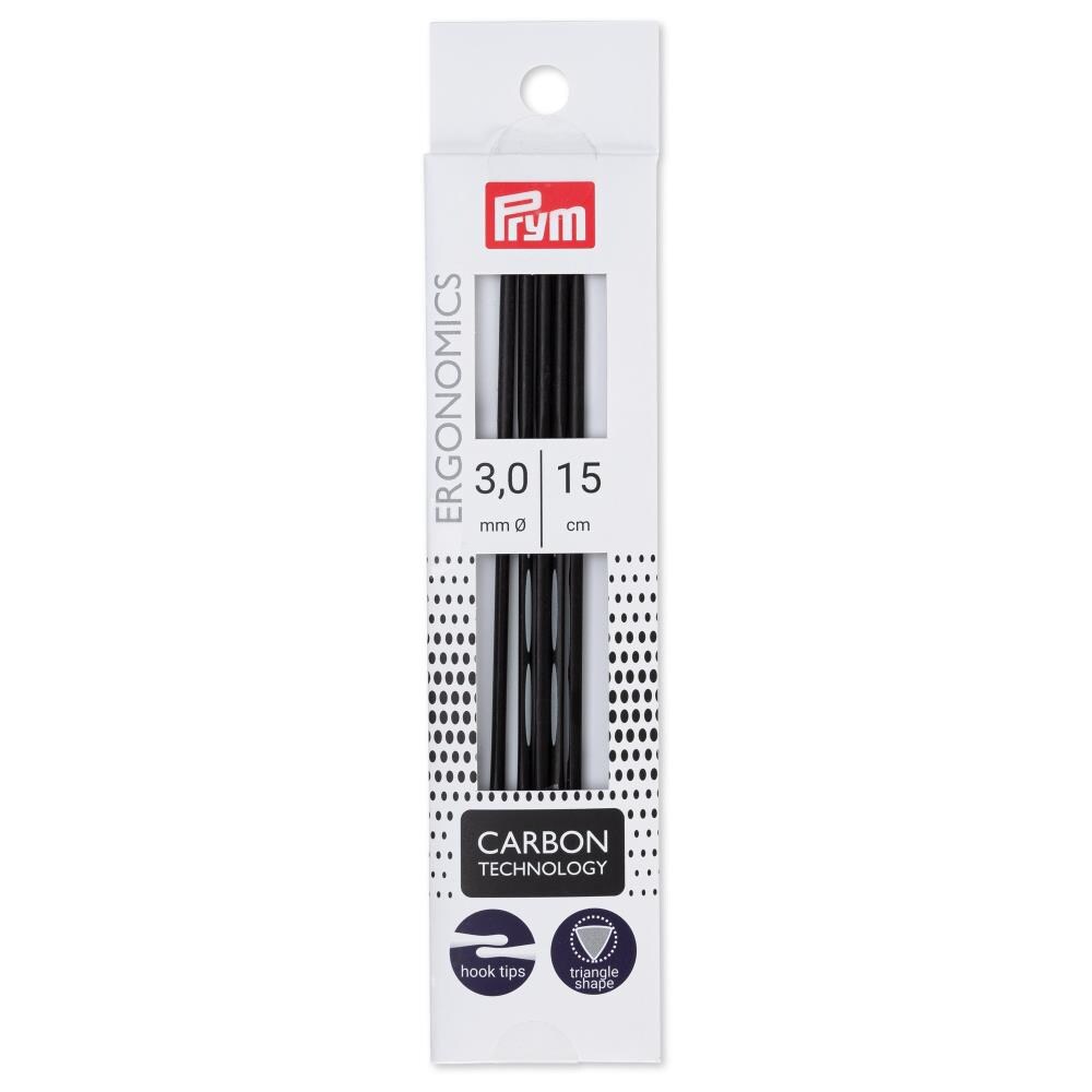 Prym 6" Double Point Knitting Needles - Sizes US 0 /2mm to 6 / 4mm