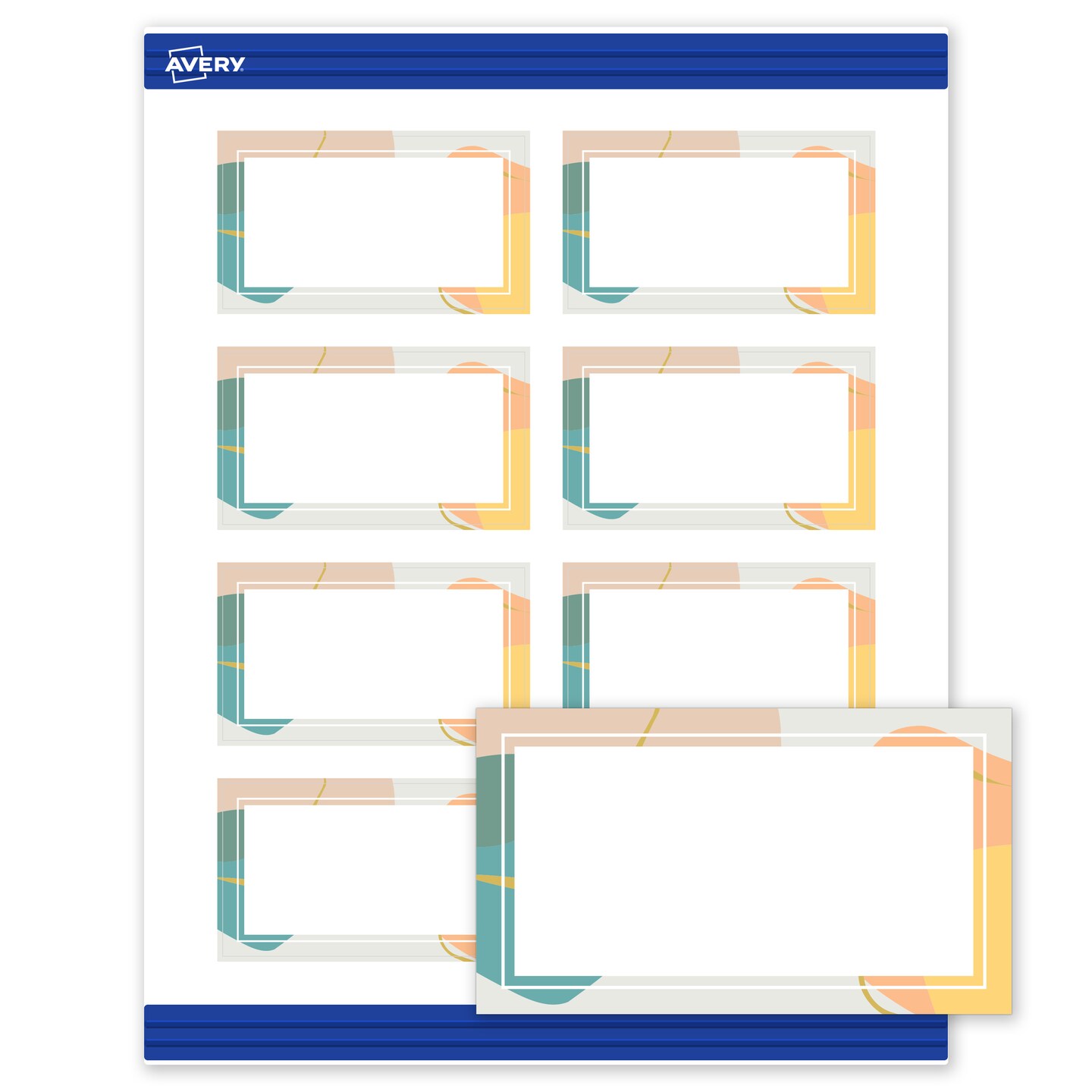 Avery Printable Rectangle Business Cards with Sure Feed Technology, 2 ...