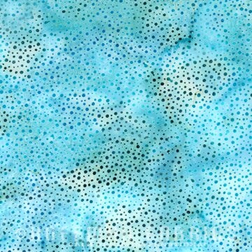 Fabric Hoffman Peacock Bali Hand Painted Dots Batiks by the Quarter Yard 885-136