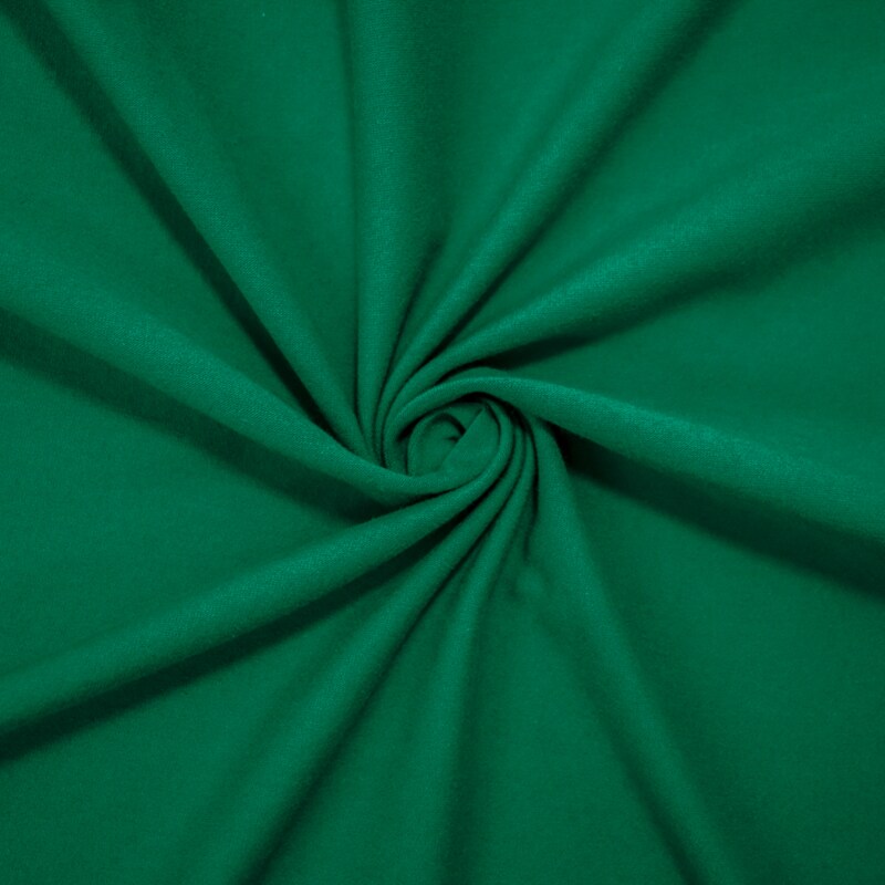 Emerald Green Cotton Stretch Spandex Solid Jersey Knit Fabric By the Yard