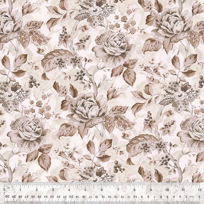 Fabric Windham Cream Entourage Dwell by the Quarter Yard 54738-1