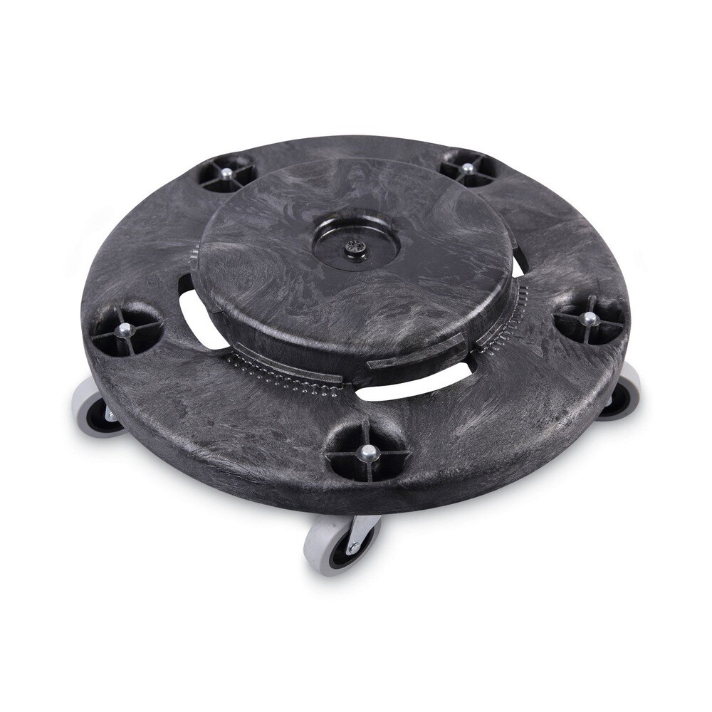 Boardwalk 300 lbs. Capacity 18.25 in. Diameter Refuse Container Utility Dolly - Gray