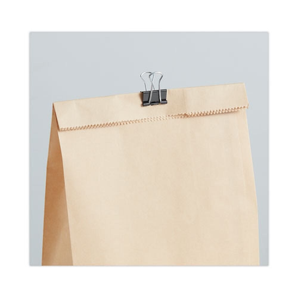 Universal Binder Clip Value Pack - Small, Black/Silver (36/Pack)