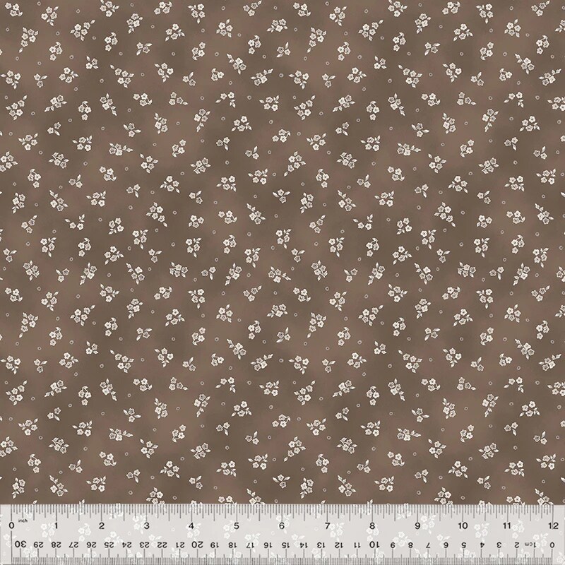 Fabric Windham Taupe Dainty Dab Dwell by the Quarter Yard 54743-3