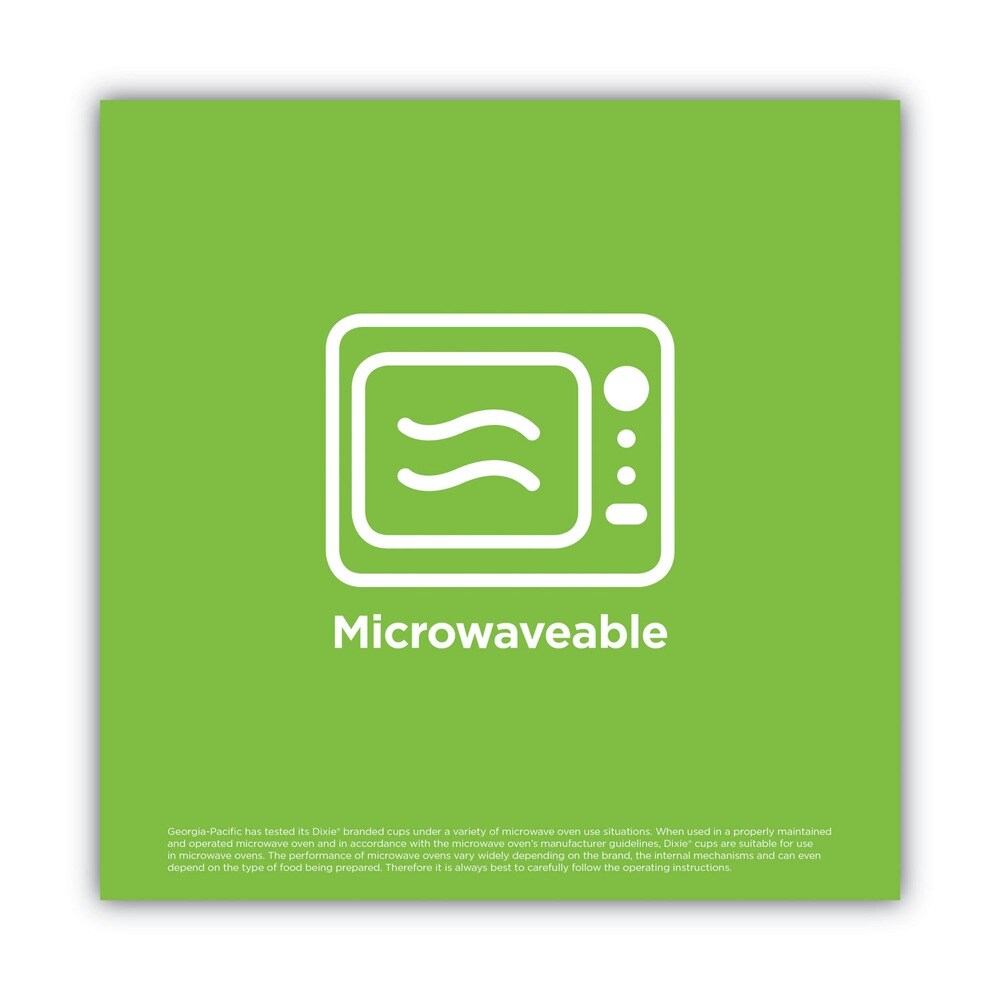 Dixie PerfecTouch 12 oz. Paper Hot Cups and Lids Combo - Multicolor (50/Pack)