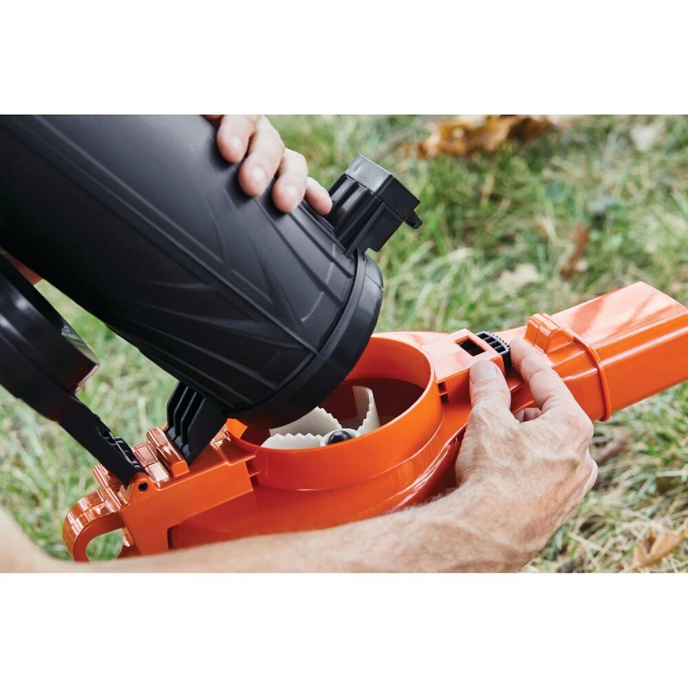 Black & Decker 12 Amp Up to 210 MPH 3-in-1 Electric Corded Leaf Blower/Vacuum/Mulcher