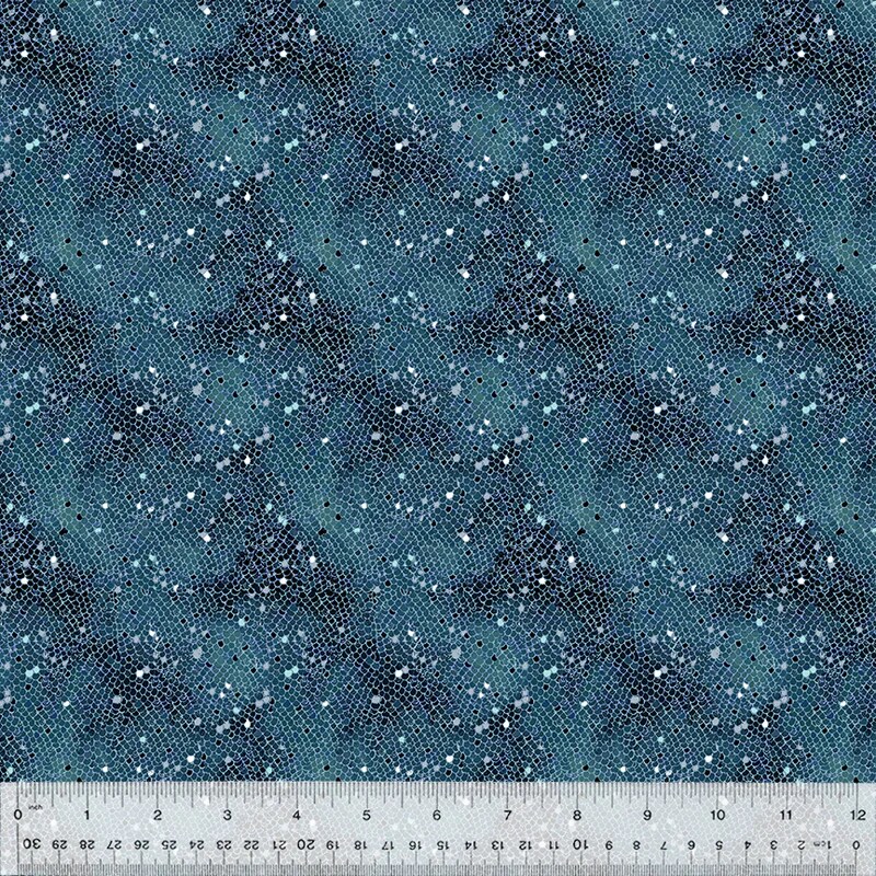 Fabric Windham Marine Mermaid Scales Ocean Song by the Quarter Yard 54698-3