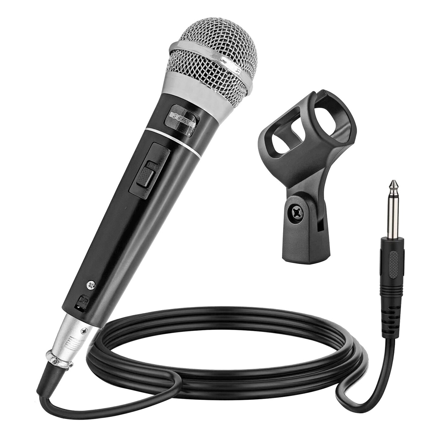 Edge Collections -Black-Dynamic Cardioid Microphone for Karaoke and Public Speaking-1 pcs