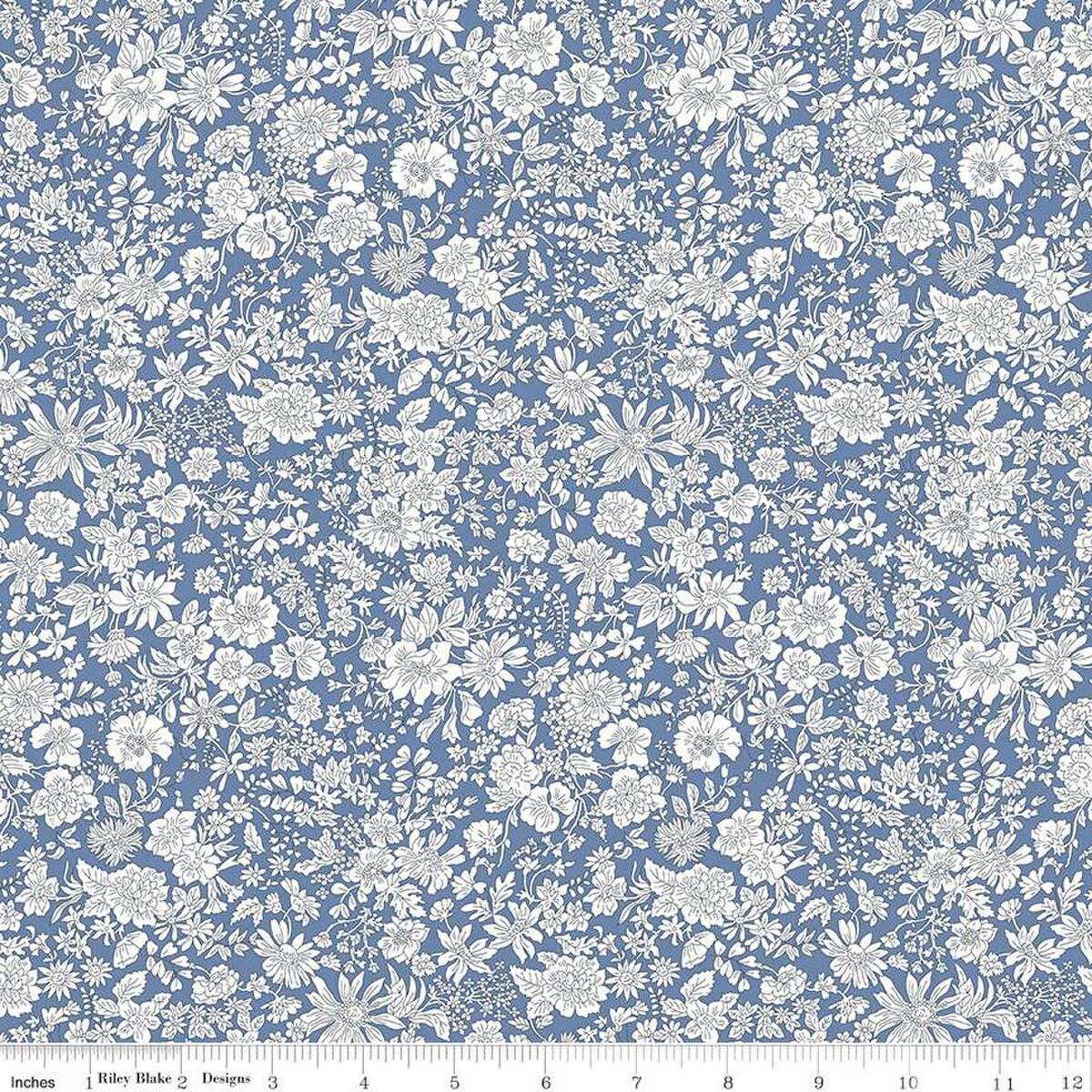 Fabric Liberty Evening Sky Emily Belle by the Quarter Yard 01666414A