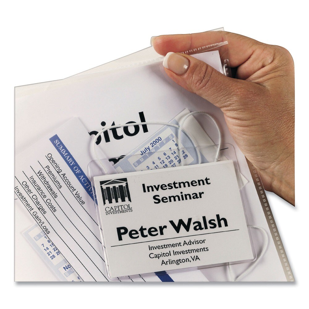 Avery Super Heavy Gauge Secure Top Letter Sheet Protectors - Diamond Clear (25/Pack)