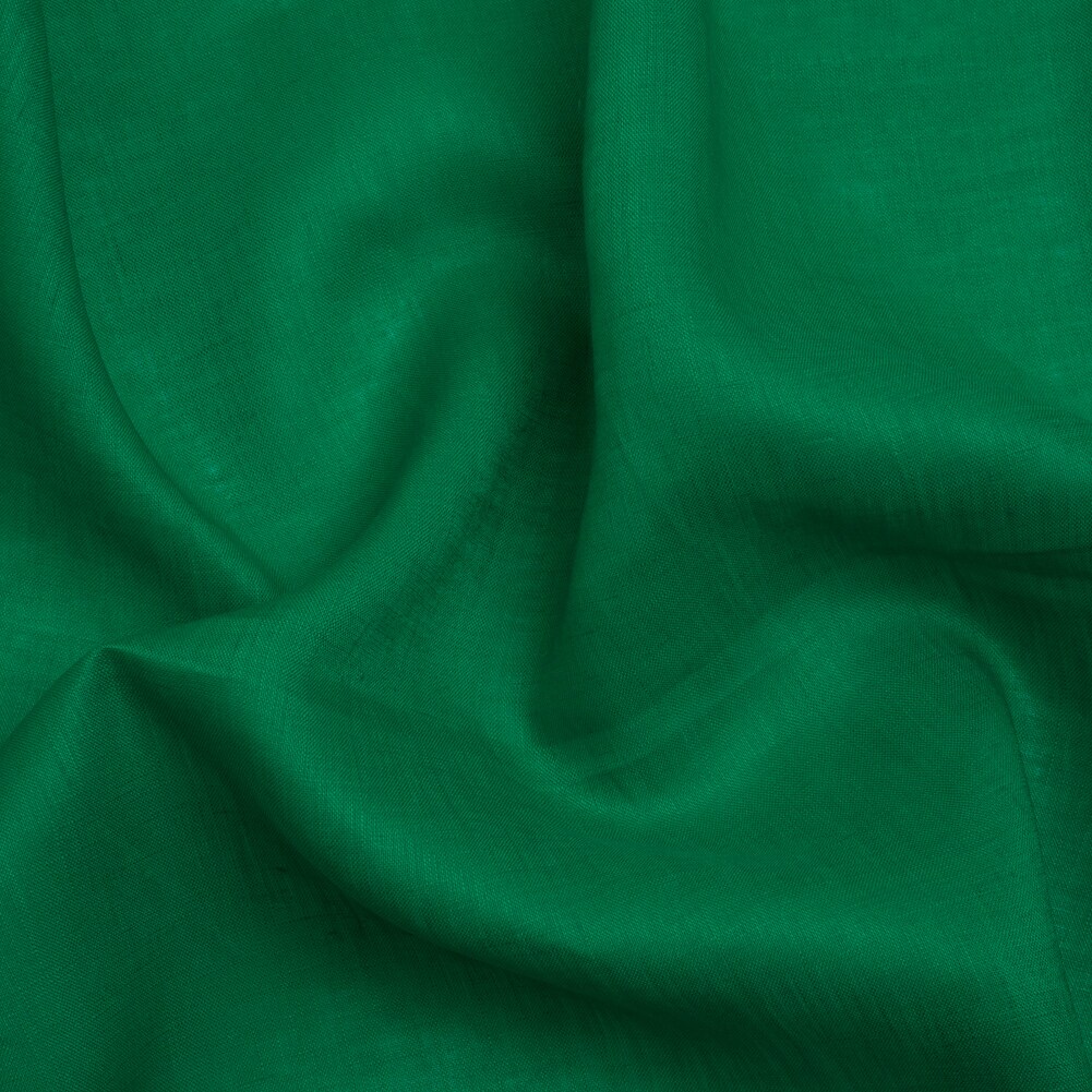 1 Yard Famous Australian Designer Kelly Green Lightweight Linen Woven
