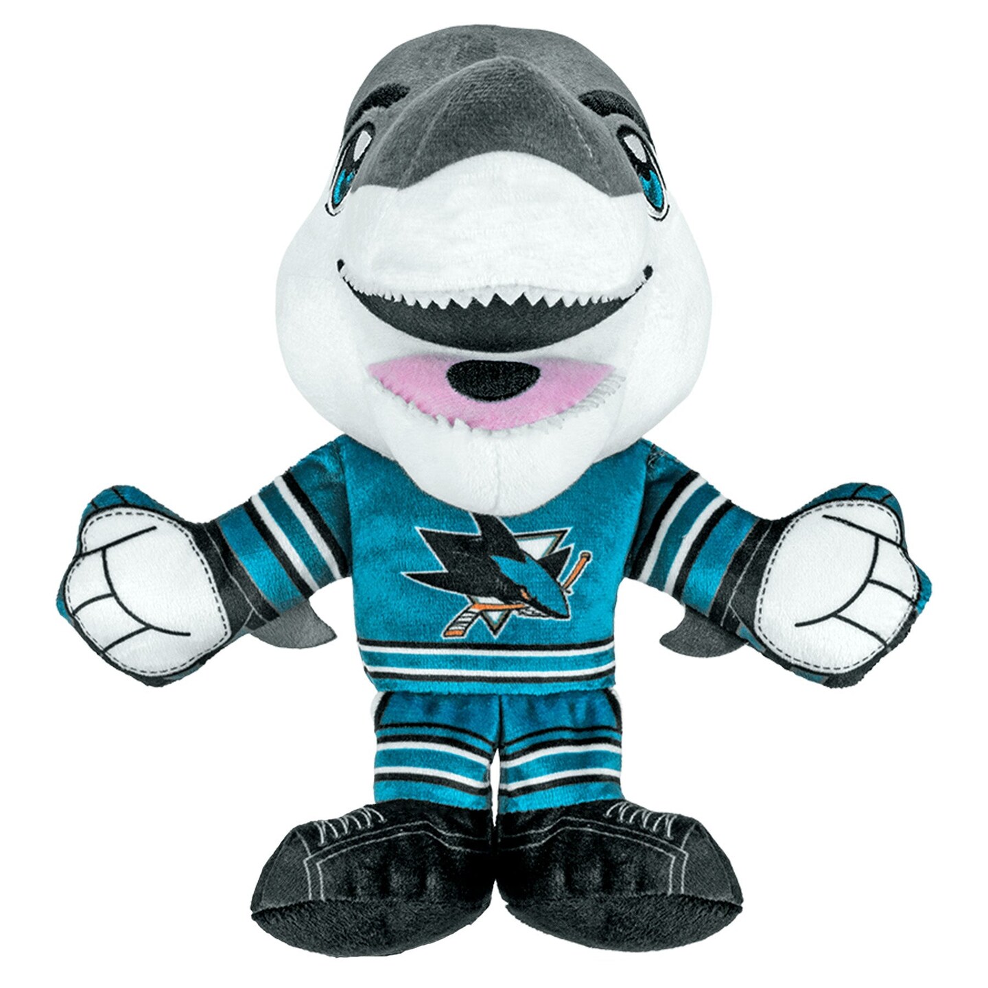Bleacher Creatures San Jose Sharks SJ Sharkie 8&#x22; Kuricha Mascot Plush