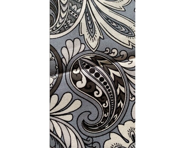 Paisley Floral Grays Cotton Fabric | By the Yard | Sewing and Crafting | 44 inches wide