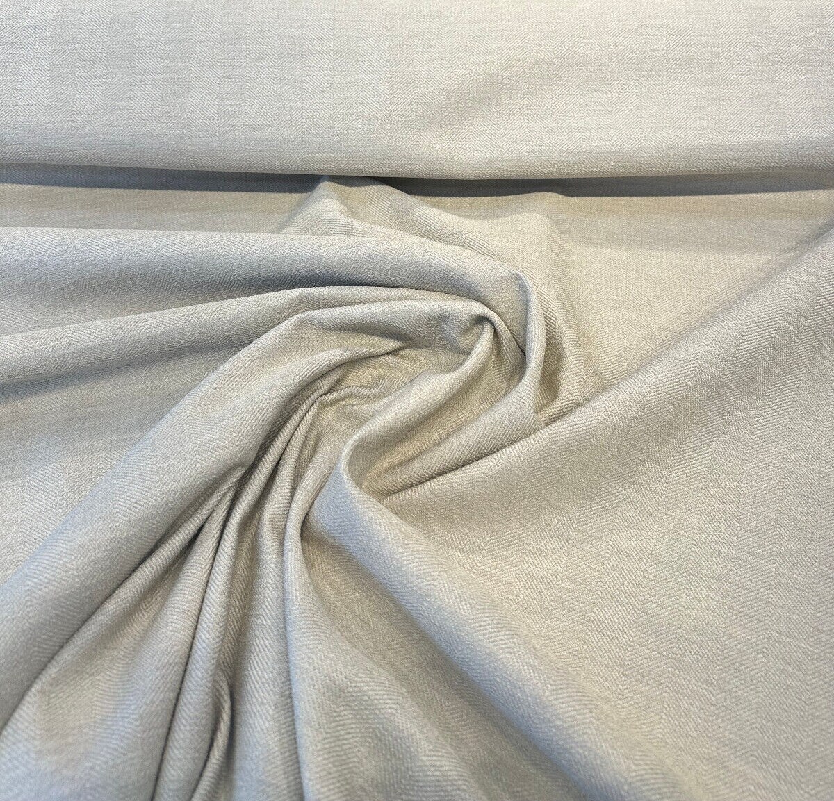 1 Yard Herringbone Flip Flop Linen Upholstery Fabric 59 inches width
