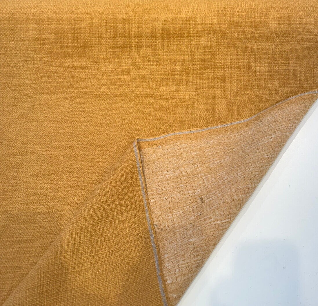 1 Yard Desert Sunset Linen Cotton Slub Weave Fabric for Upholstery and Home Decor 54 Inches Wide