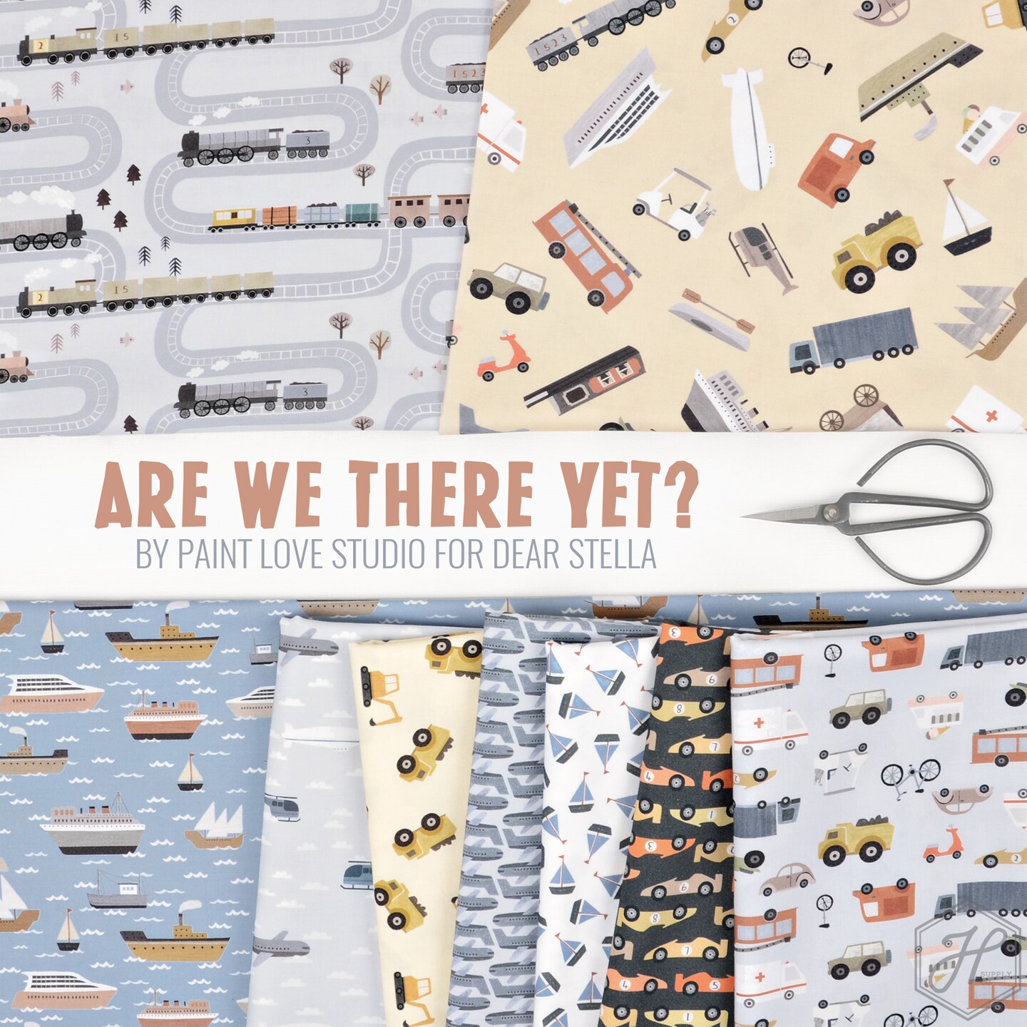 Plane Awesome in Fog (stella-dlt3300  fog) | Are We There Yet? | Paint Love Studio | Dear Stella