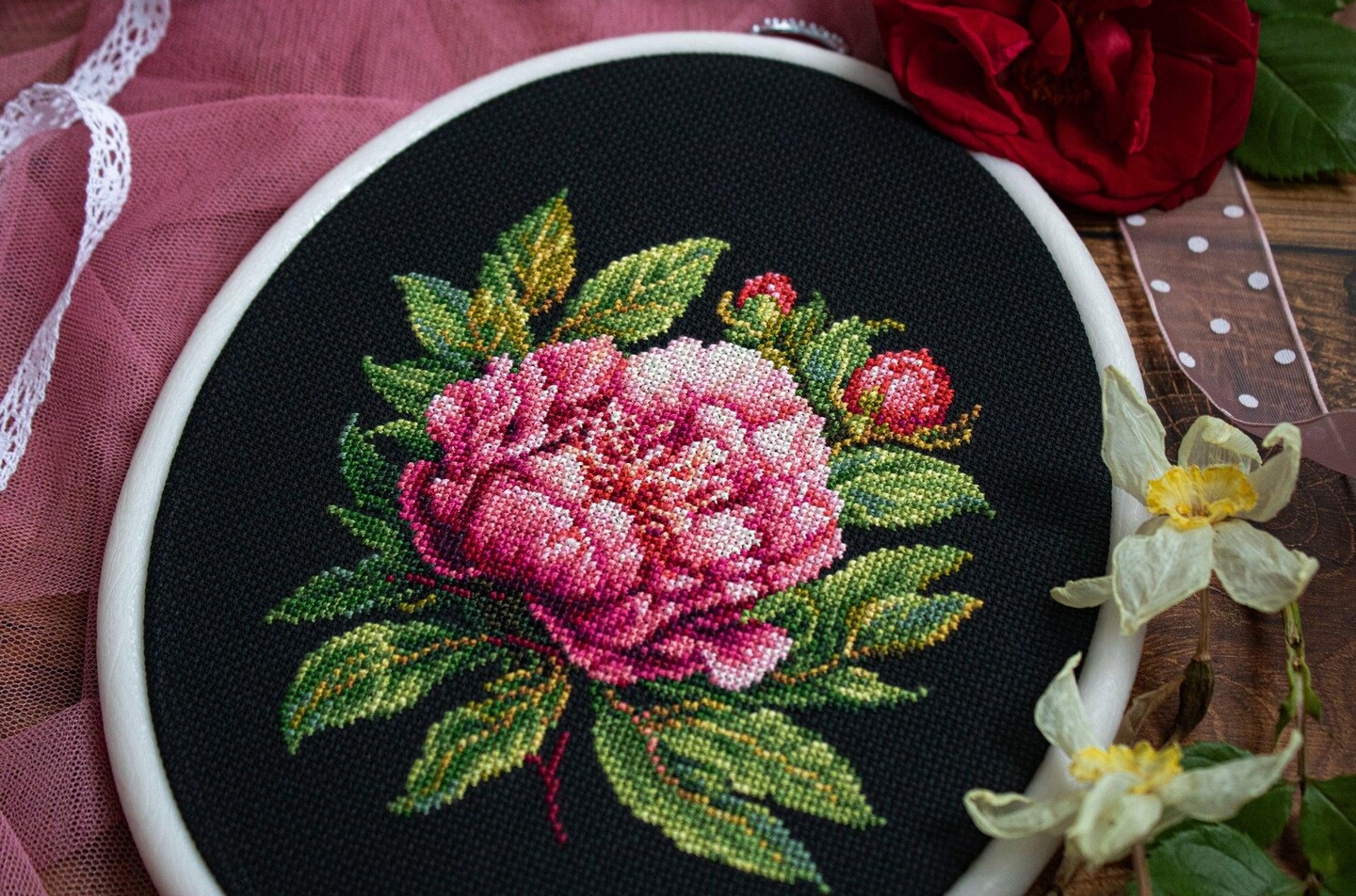 Peter Brand Peony BC204l Counted Cross-Stitch Kit