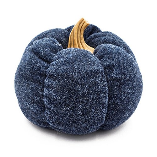 Edge Collections - Navy Blue - Pumpkin Ornament Decor - 3 Set