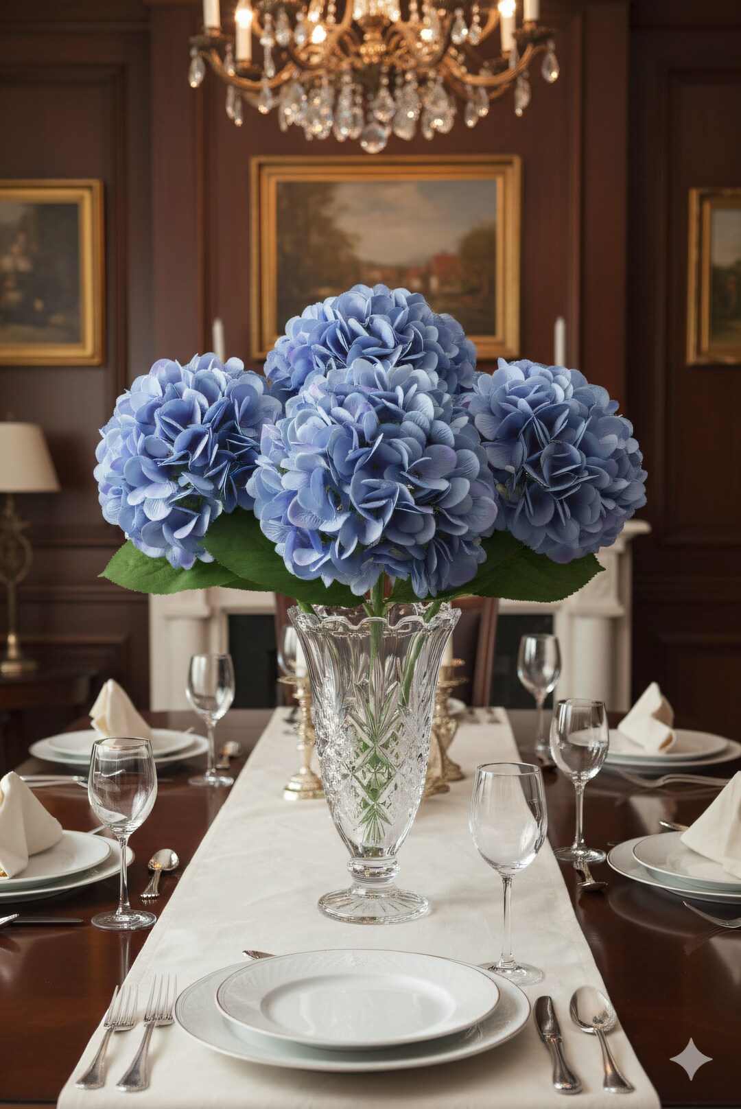 18&#x22; Hydrangea Stem - 3 PACK Lifelike Silk Flowers | Wedding Decor