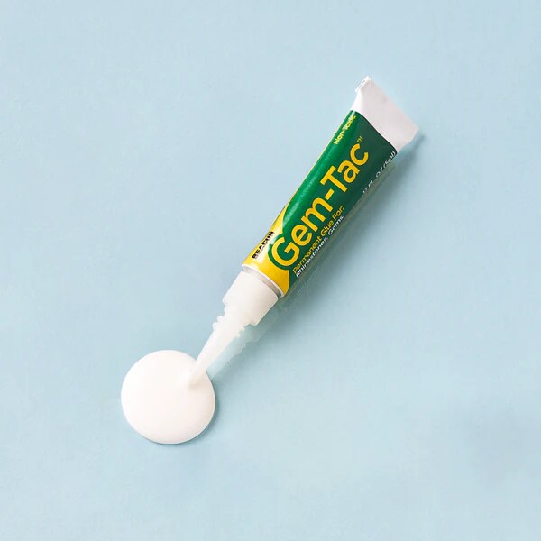 Beacon Gem-Tac Permanent Glue for Embellishing, MINI 3 Pack, 0.51 FL OZ Total, Clear
