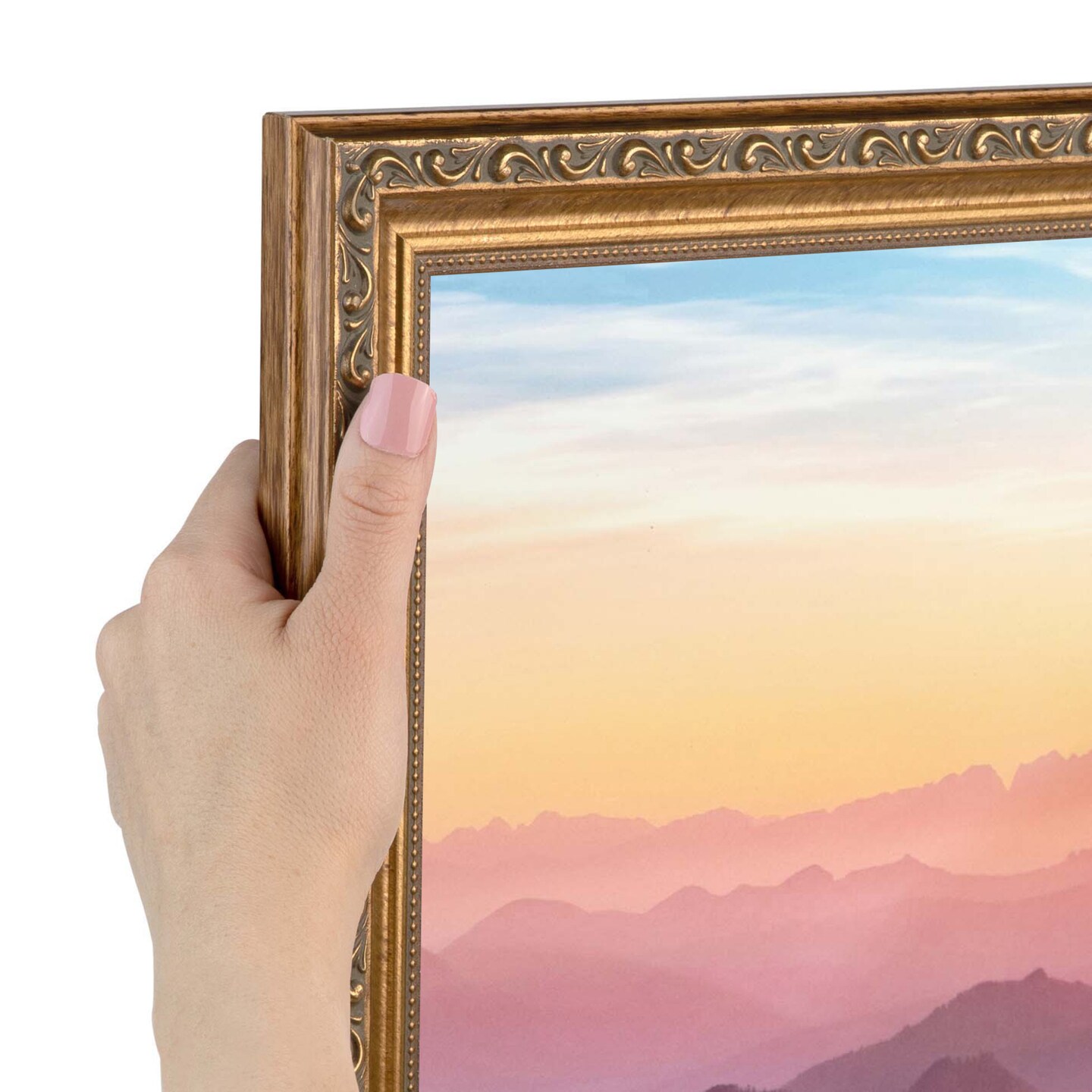 ArtToFrames 20x20 Inch Picture Frame, This 1.25 Inch Custom Wood Poster Frame is Available in Multiple Colors, Great for Your Art or Photos - Comes with Economy Acrylic and Corrugated Backing (A40OS)