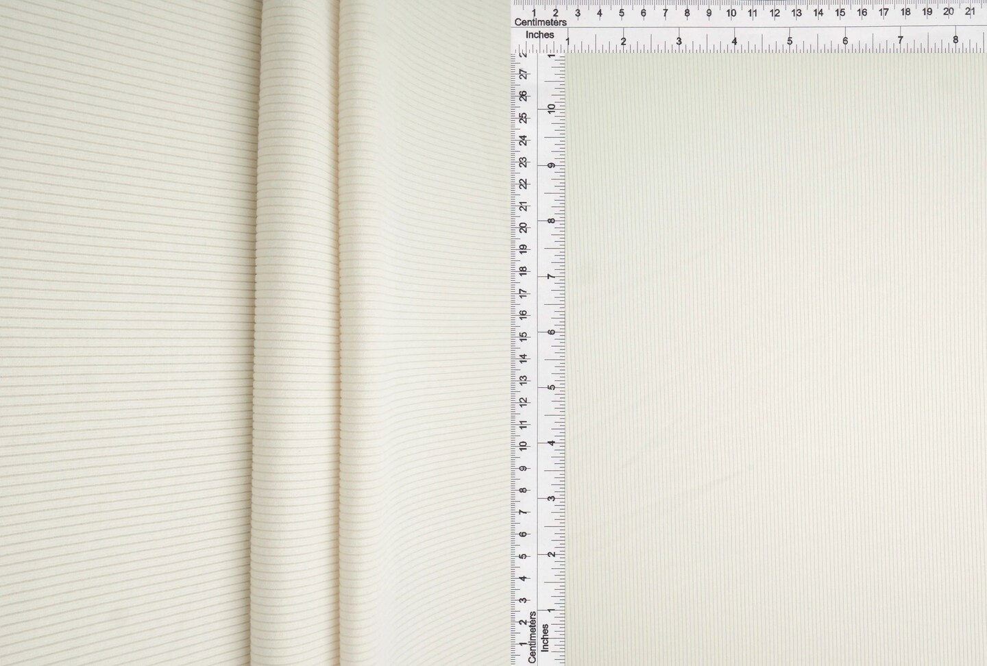 1 Yard 95% Polyester, 5% Spandex Solid Peach Rib Knit Fabric 2x2 Texture Soft Stretch 48 Inch Wide