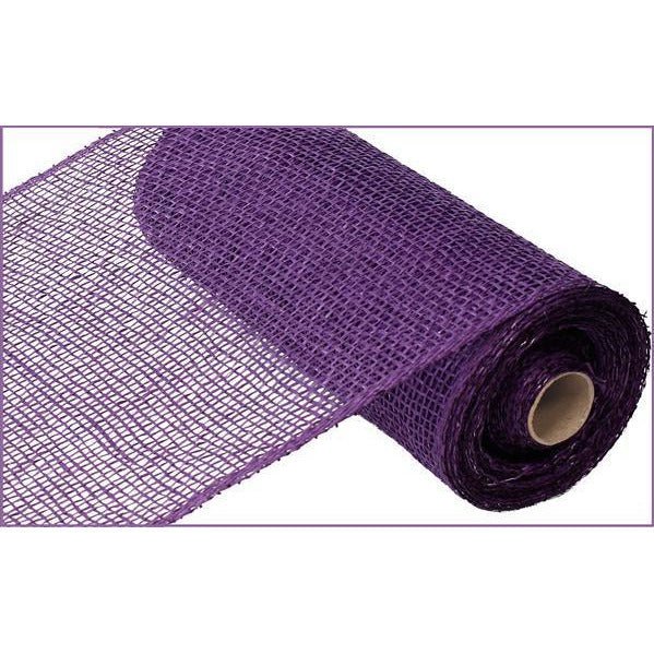 10&#x22; Poly Burlap Mesh Ribbon: Purple