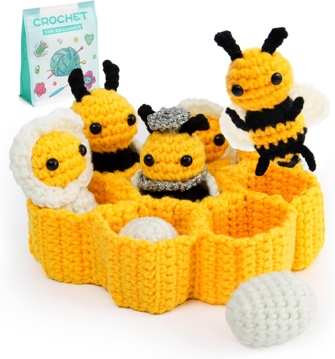 Crochet Kit for Beginner (Bee Family) | Michaels