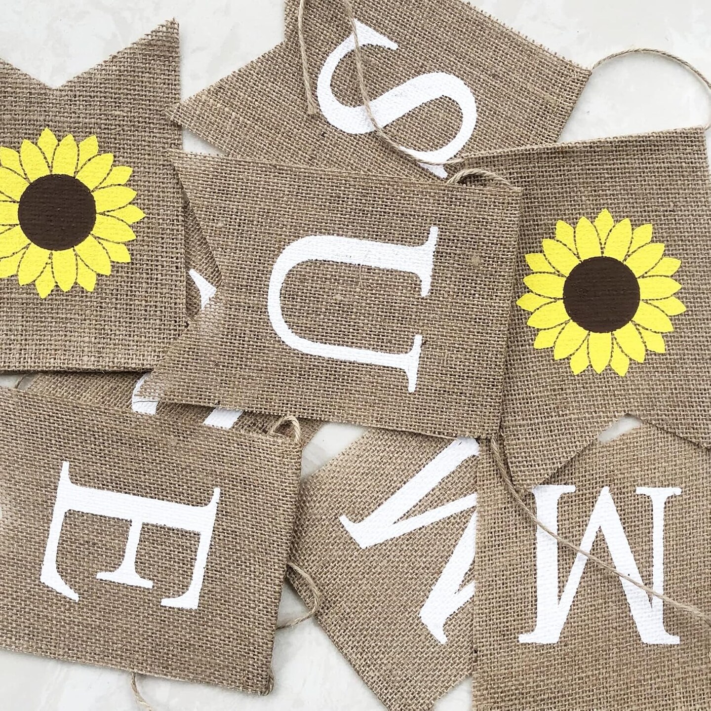 Sunflower Garland Hello Summer Decorations