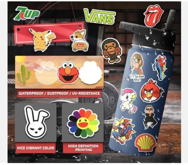 100pcs Random Stickers Pack | Adults Teens Kids