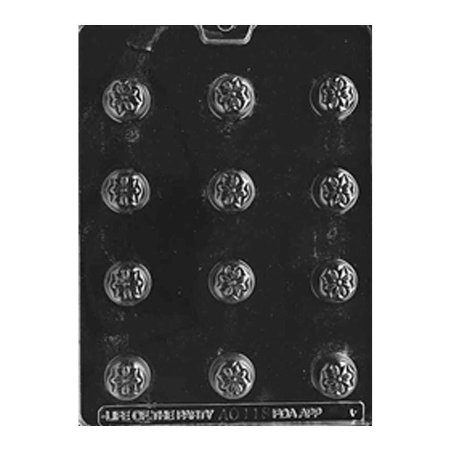 Bite Size Stylized Flower Chocolate Mold