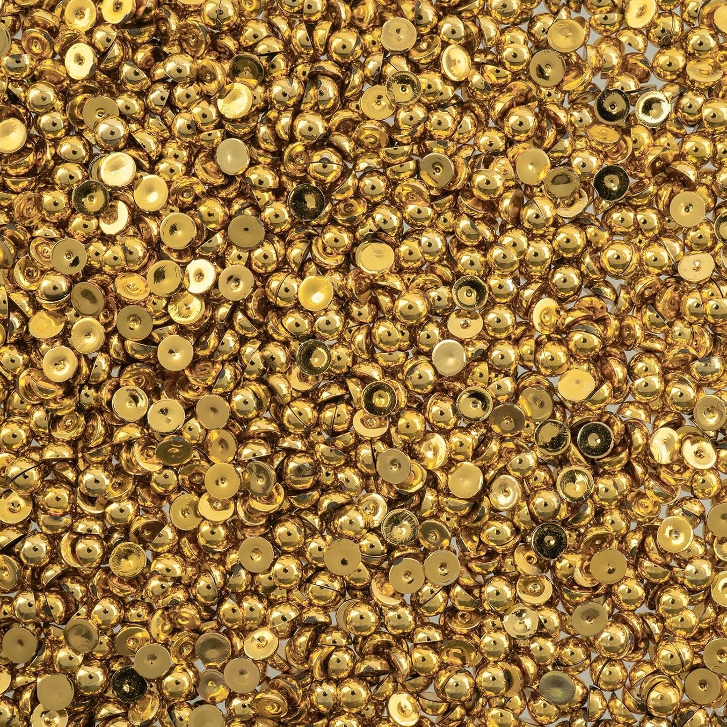 Crystal Lane DIY SS12(3mm) Plastic Pearl Flatback Rhinestones, 1850pcs