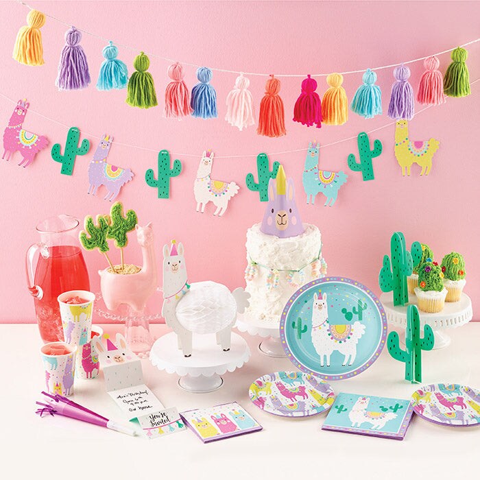 48 pc Bulk Llama Party Party Hats