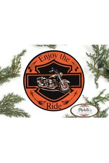 Motorcycle Enjoy The Ride Sign