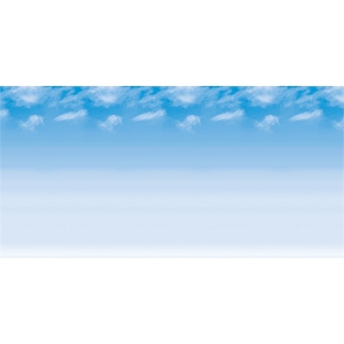 Fadeless Bulletin Board Paper, Fade-Resistant Paper for Classroom Decor, 48” x 50’, Wispy Clouds, 1 Roll
