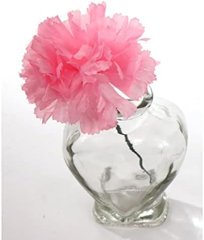 Box of 100: Pink Carnation Picks, 5" Long, 3.5" Wide, Silk Flowers, Floral Picks, Floral Home by Artificial Flowers
