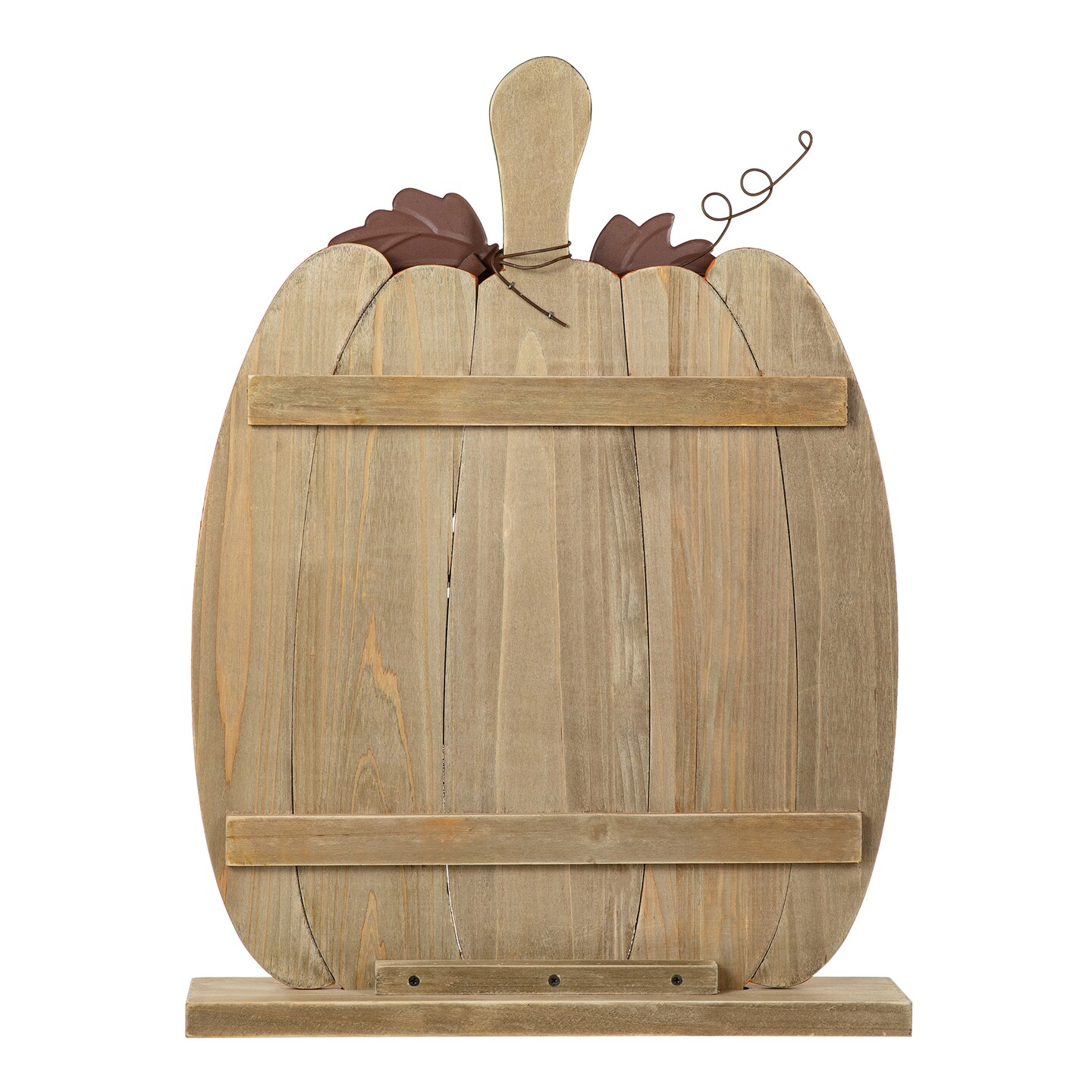 27&#x22;H Fall Wood/Metal &#x22;WELCOME&#x22; Pumpkin Porch Decor(KD)