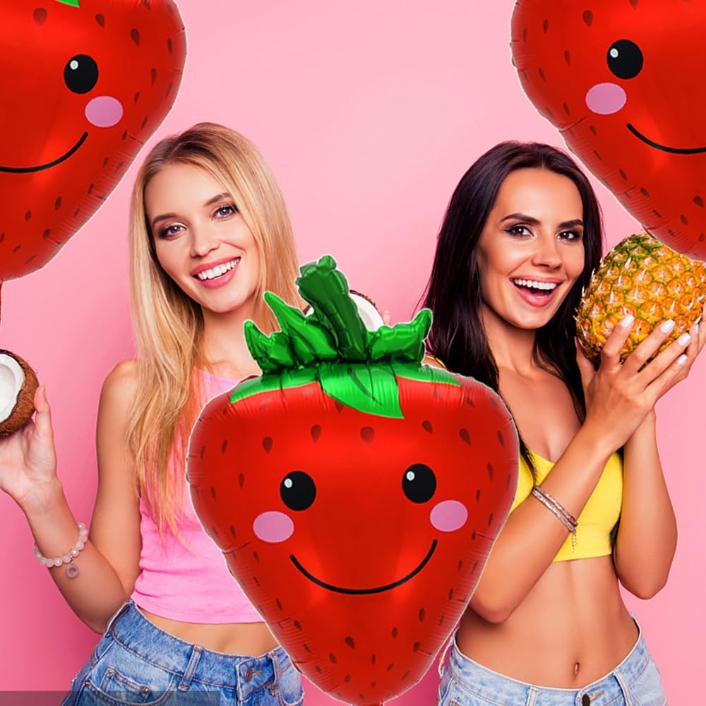 Strawberry Birthday Party Decorations Kit - Smile Shaped Balloon Arch