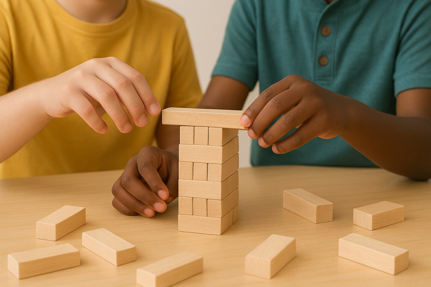 Unfinished Wood Blocks for Crafts, 3.5" x 1.5" x 0.75" – Natural Wood Cut Pieces, 6 oz