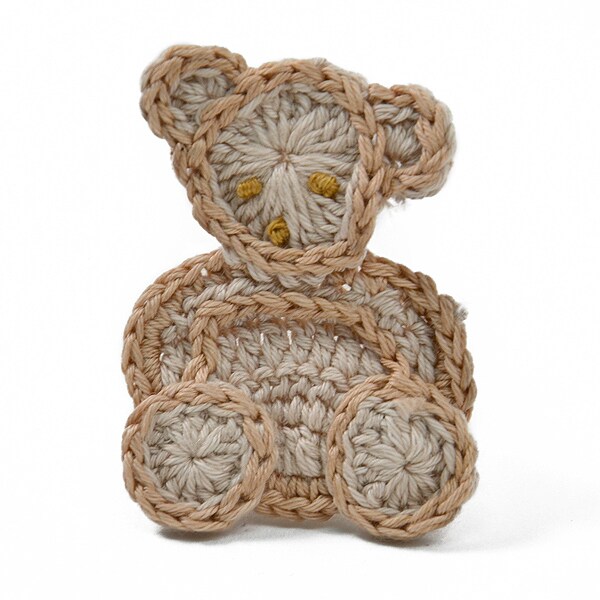 Crochet Baby Bear Applique/Patch