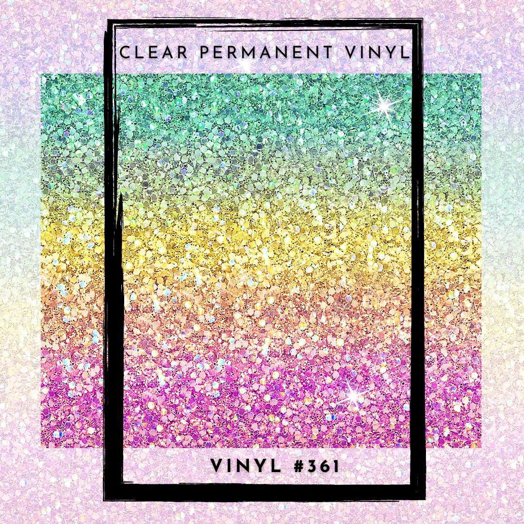 #361 CLEAR Pastel Witchy 12x12 Pattern Vinyl
