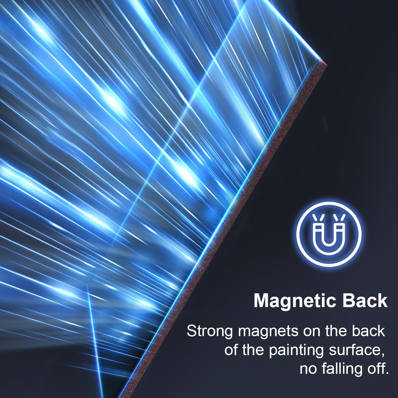 Mini Magnetic Canvas Panel 2.5x2.5 Inch / 24 Pack