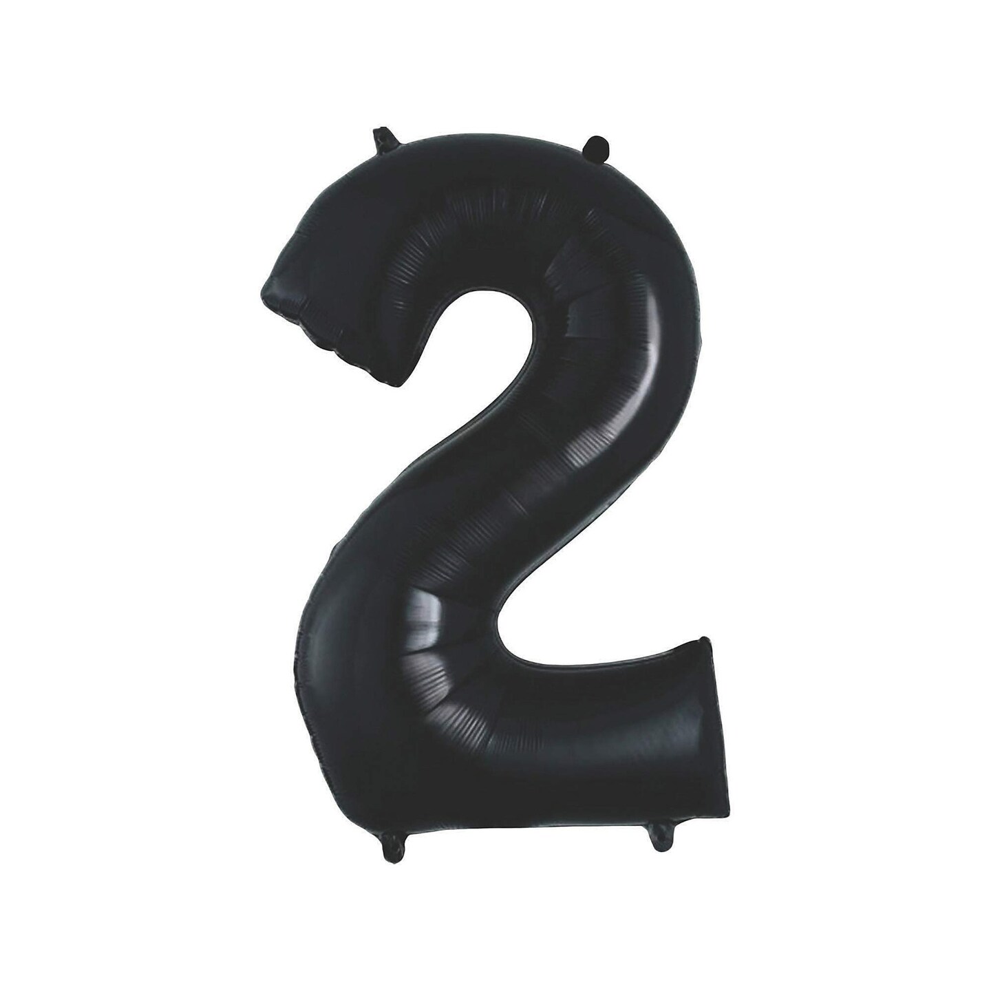 Celebrate Special Moments with a Striking 34" Black Mylar Two Number Balloon
