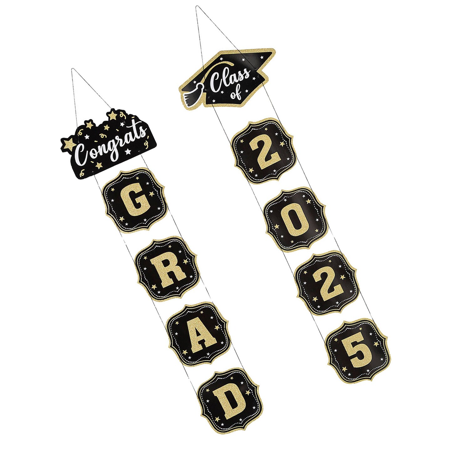Class of 2025 Graduation Cardstock Door Signs Set of 2